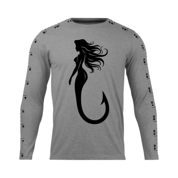 BLACK MERMAID HOOK LONG SLEEVE SHIRT - Image 2