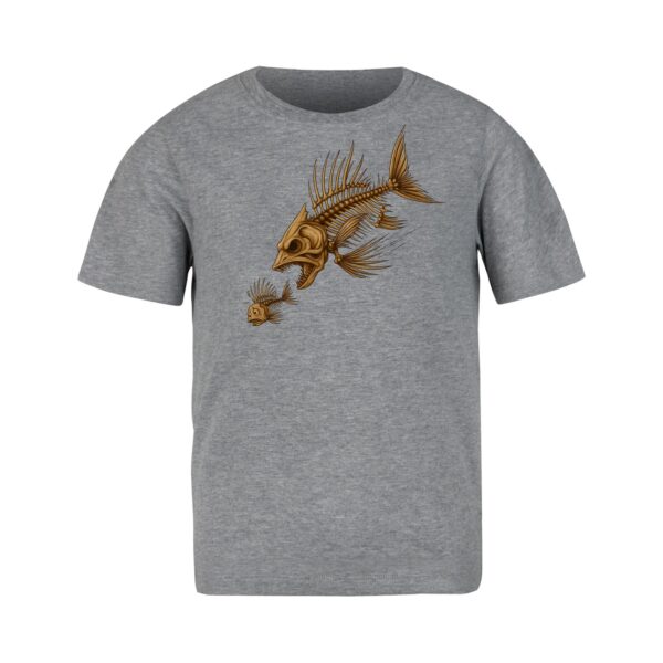 FAST SKELETON FISH SCARED SHORT SLEEVE SHIRT - Image 2