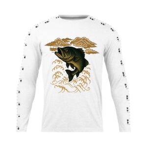 ANGRY BASS DARK LONG SLEEVE SHIRT