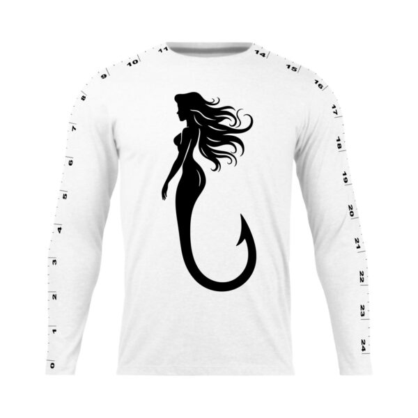BLACK MERMAID HOOK LONG SLEEVE SHIRT